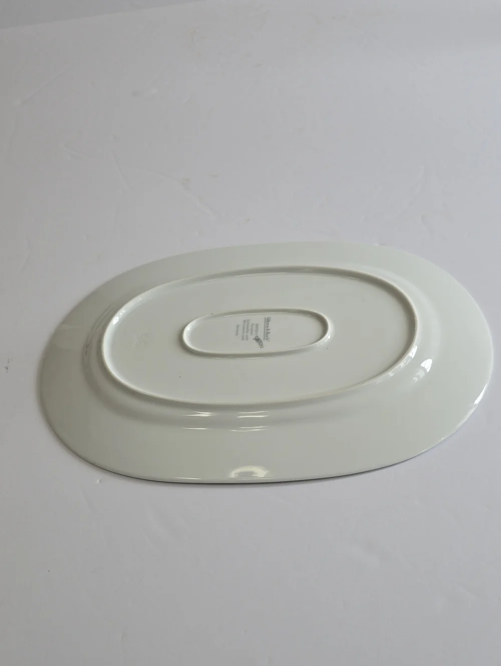 Villeroy & Boch Switch 3 Porcelain Oval Platter Blue Green Germany 13.75